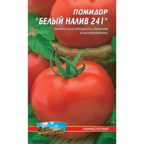 Білий налив 241 — насіння, Томати