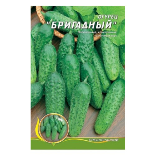 БрігаднийF1 — насіння, Огірки