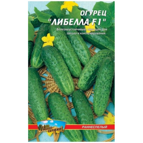 Лібелла F1 — насіння, Огірки
