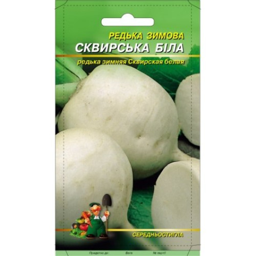 Сквирська біла — насіння, Редис