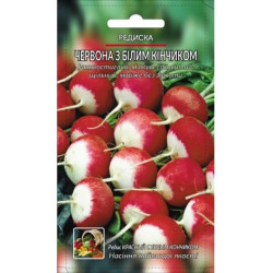 Червоний з білим кінчиком