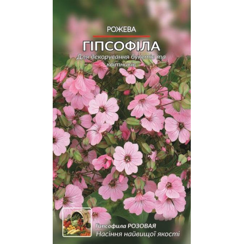 Гіпсофіла рожева — насіння, Квіти