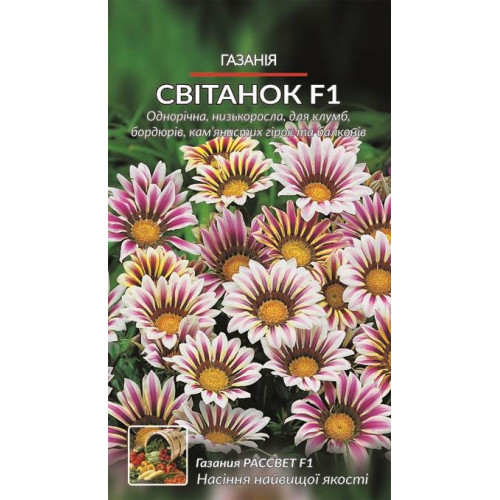 Газанія Світанок F1 — насіння, Квіти