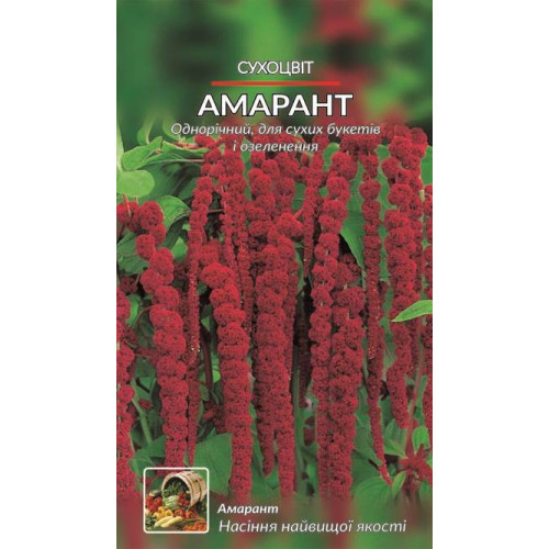 Амарант — насіння, Квіти