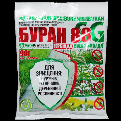 Буран 88 90 г (гранула) — насіння, Добрива та захист