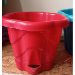 Горщик для квітів, 1 л, колір асортимент