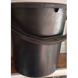 Відро черне 10 л, пластикове